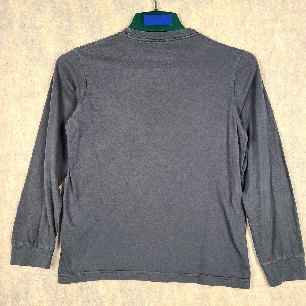 NIKE Football Boys Medium Gray Long Sleeve T-Shirt Everyday Is Gameday Cotton - Picture 5 of 5